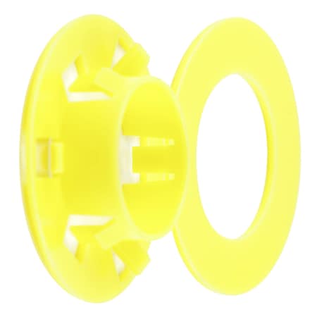 Dottie Conduit Fitting Connector, 3/8 in, Snap-On, Polypropylene, Yellow USB
